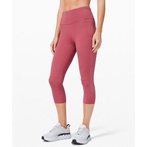 Lululemon Wunder Under Hi-Rise 1/2 Tight Yoga Full-On Luxtreme 17"  |  Size: 4